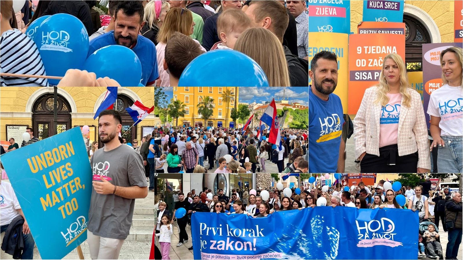 FOTO/VIDEO Hod za život ponovno u Splitu