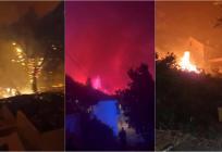 VIDEO Pogledajte kako je izgledala borba žrnovničkih vatrogasaca s požarom u Omišu