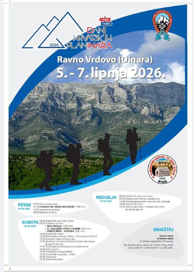 Dan hrvatskih planinara na Dinari