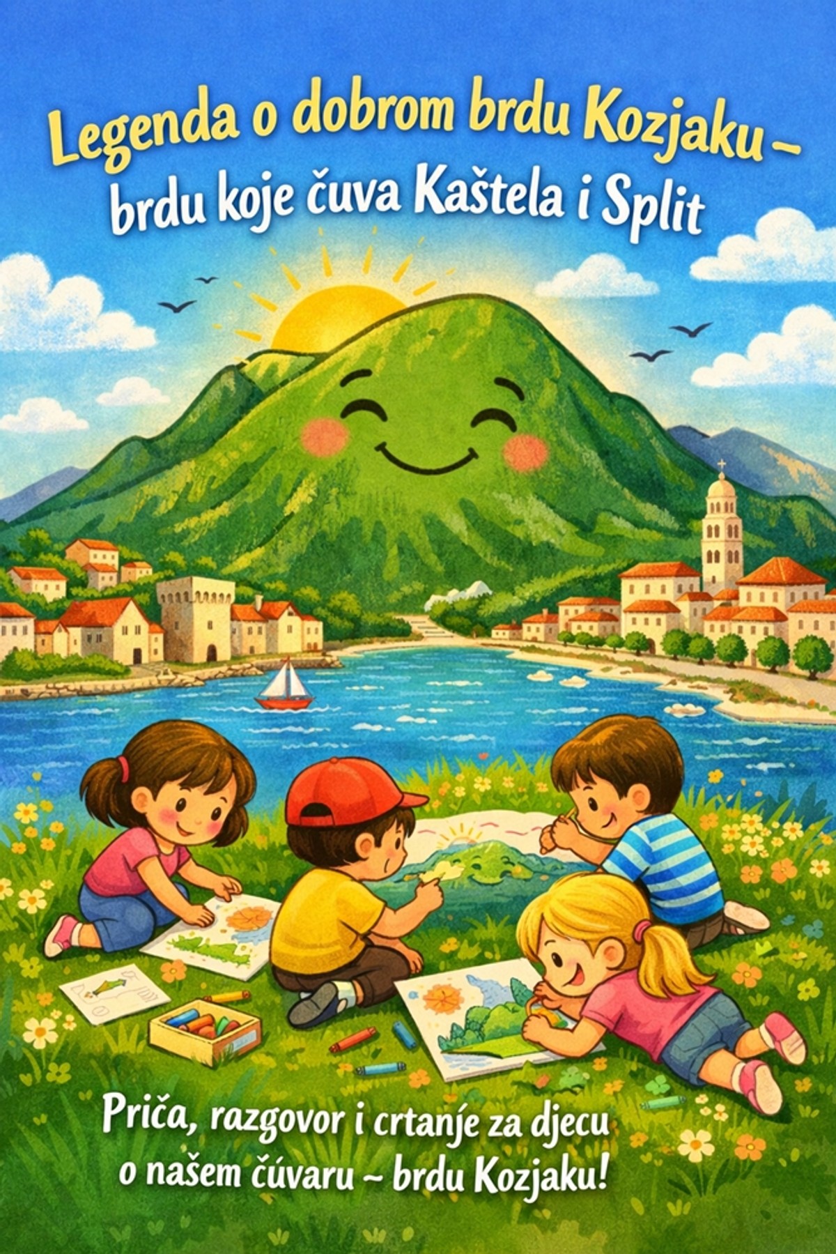 RADIONICA ZA DJECU Legenda o dobrom brdu Kozjaku – brdu koje čuva Kaštela i Split