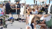 FOTOGALERIJA Riva puna dječjeg smijeha: Policijski psi i dron bili glavne zvijezde