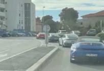 VIDEO Nesvakidašnji prizor na splitskim cestama: Kolona luksuznih Porschea privukla pozornost
