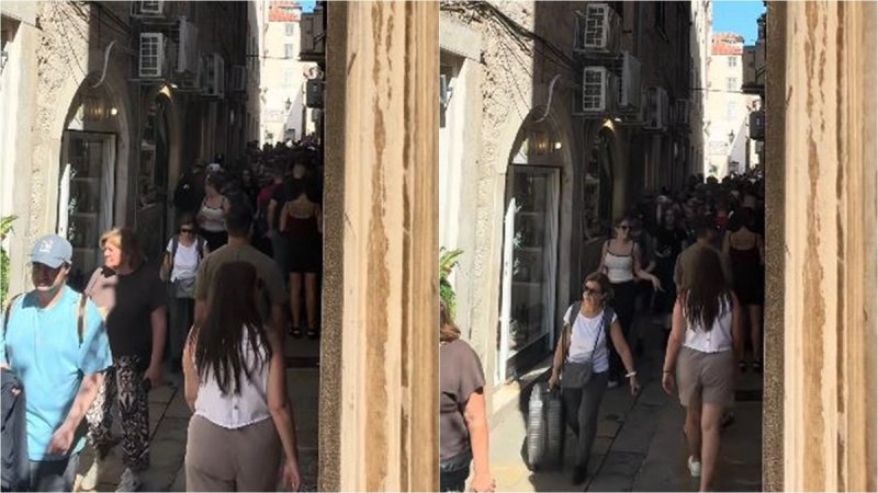 VIDEO Turistička vreva u Splitu i u drugoj polovici rujna