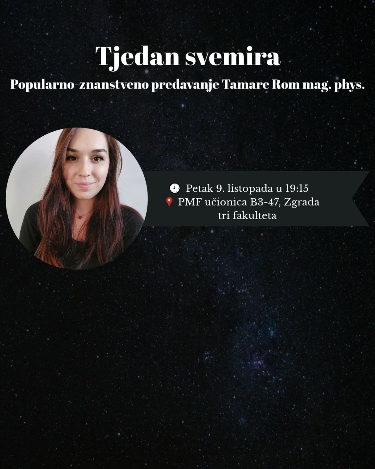 Tjedan svemira 2026. stiže na kampus u Splitu!