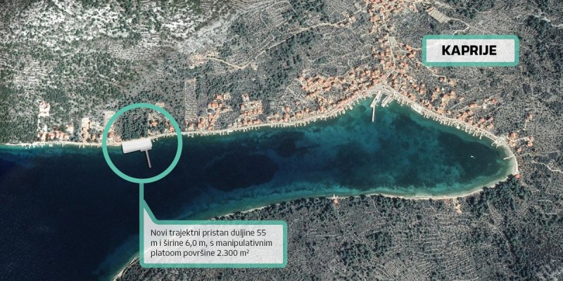ZA GODINU DANA Novi trajektni pristan na otoku Kapriju, bolje veze prema udaljenim otocima