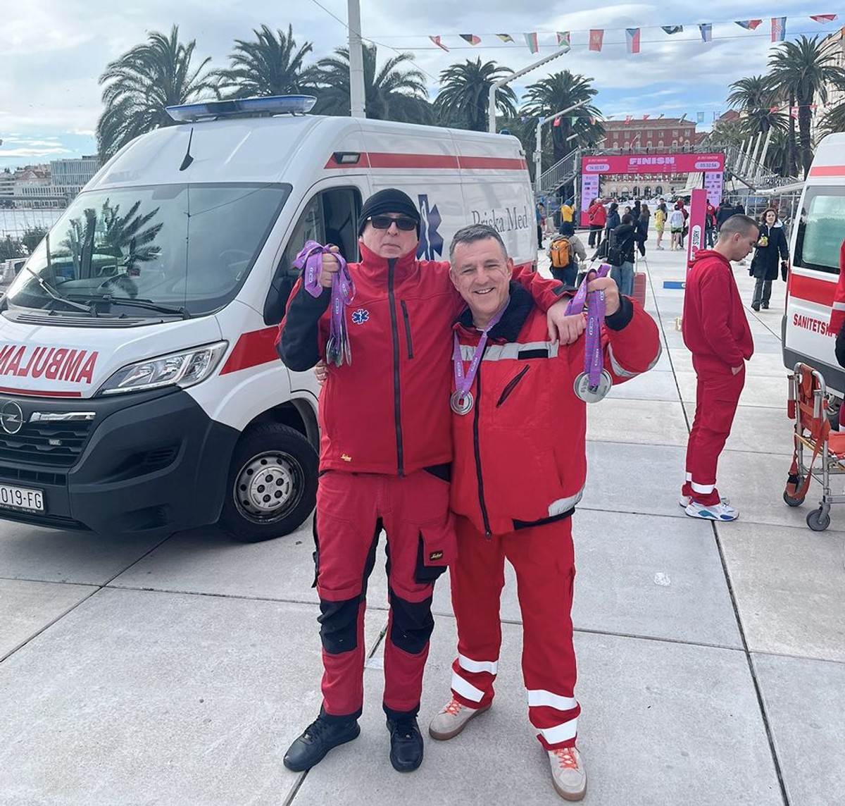 Medicinski nadzor Splitskog maratona  | foto: Priska Med