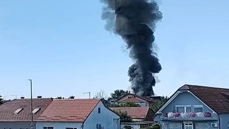 Eksplozija izazvala požar u Varaždinu