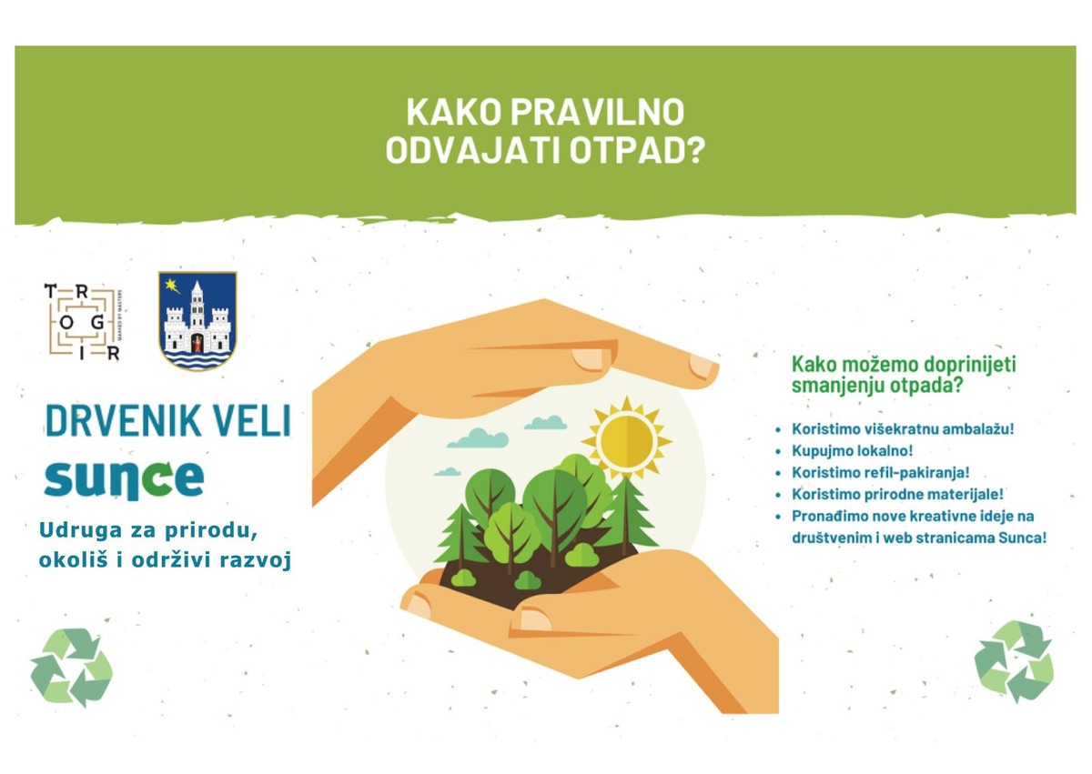 Pokrenut projekt razvrstavanja otpada na Velom Drveniku: 'Štitimo ljudsko zdravlje i okoliš'