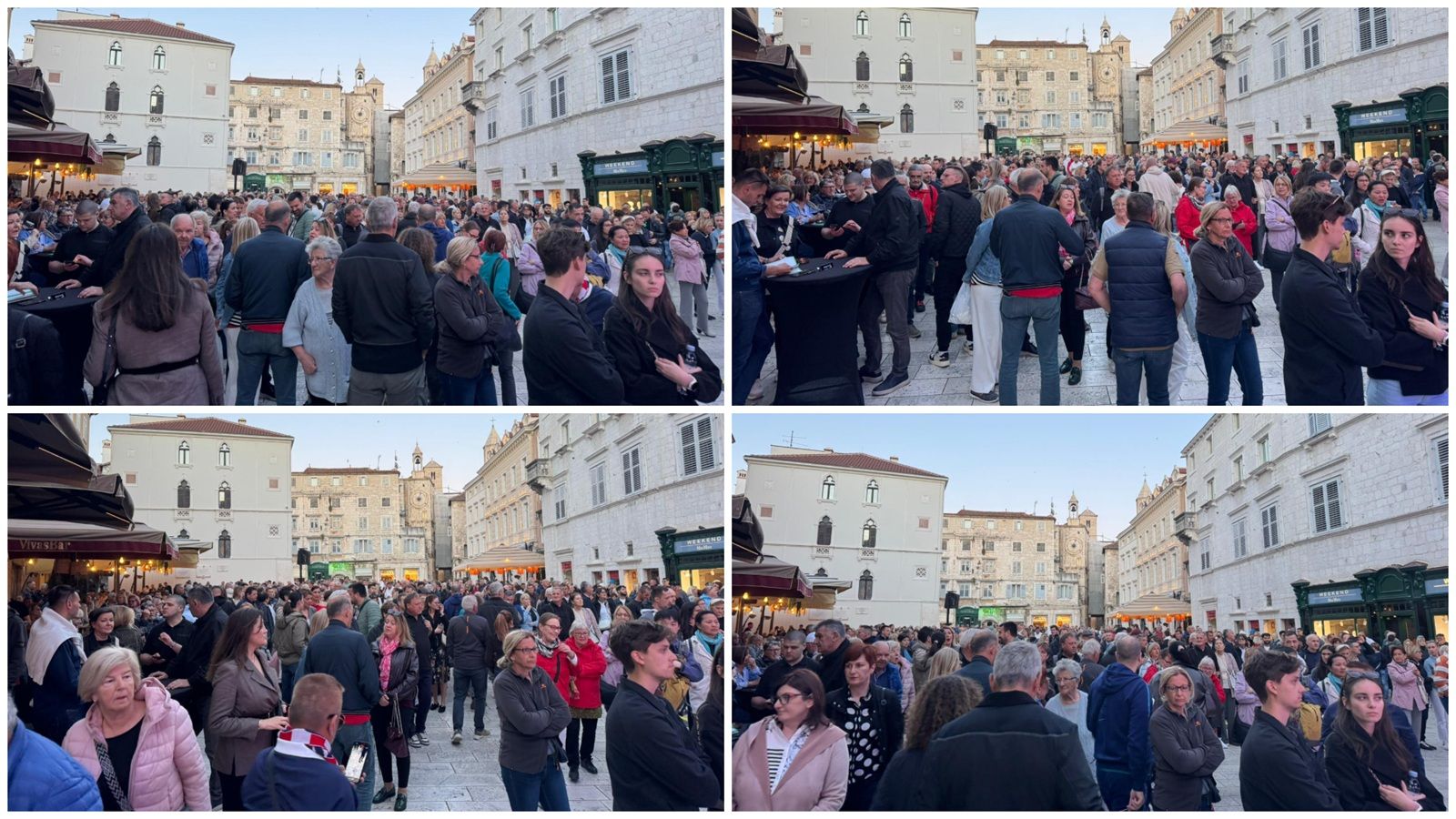Uskoro počinje koncert Tomislava Bralića i Klape Intrade na Pjaci