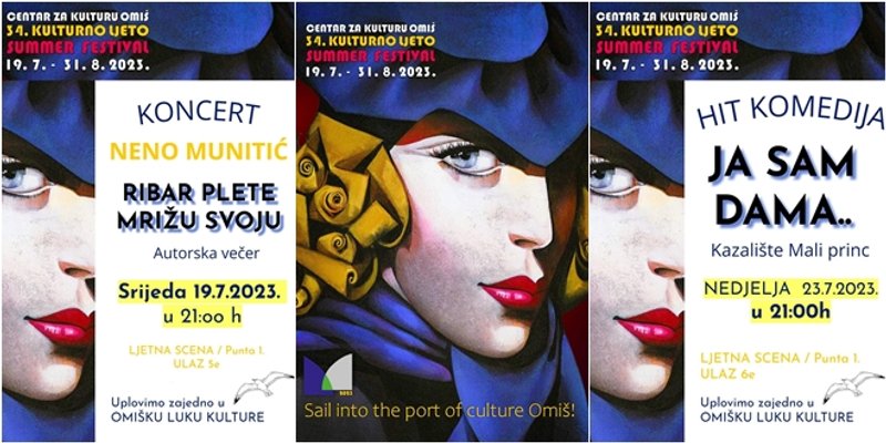 U SRIJEDU Svečano otvorenje 34. Omiškog kulturnog ljeta