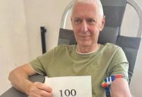 FOTO Tijekom policijske akcije darivanja prikupljeno 190 doza krvi, 100. put pristupio ovaj čovjek