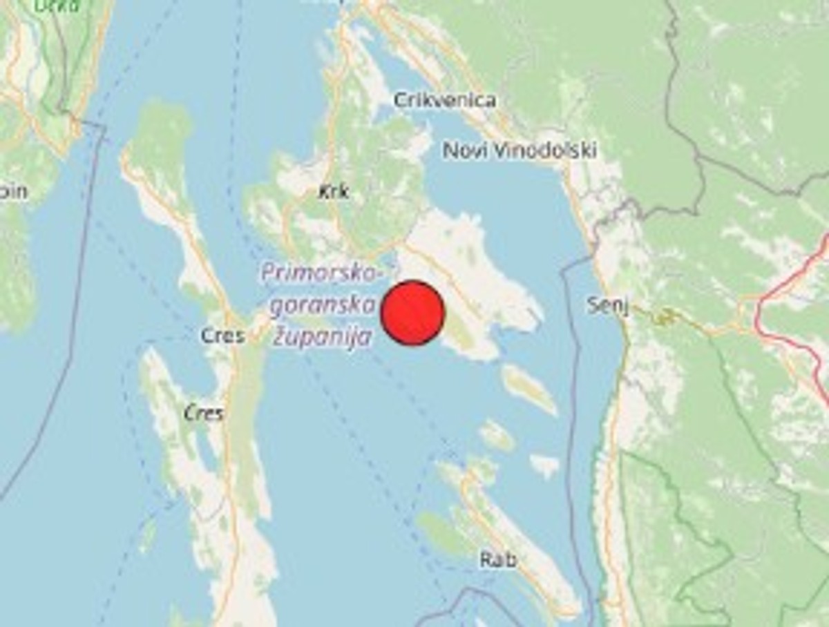 Slabiji potres u Hrvatskoj