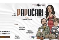 Kristina Krepela, Jakov Gavran i Vedran Komerički u komediji 'Papučari' na Teatru uz more