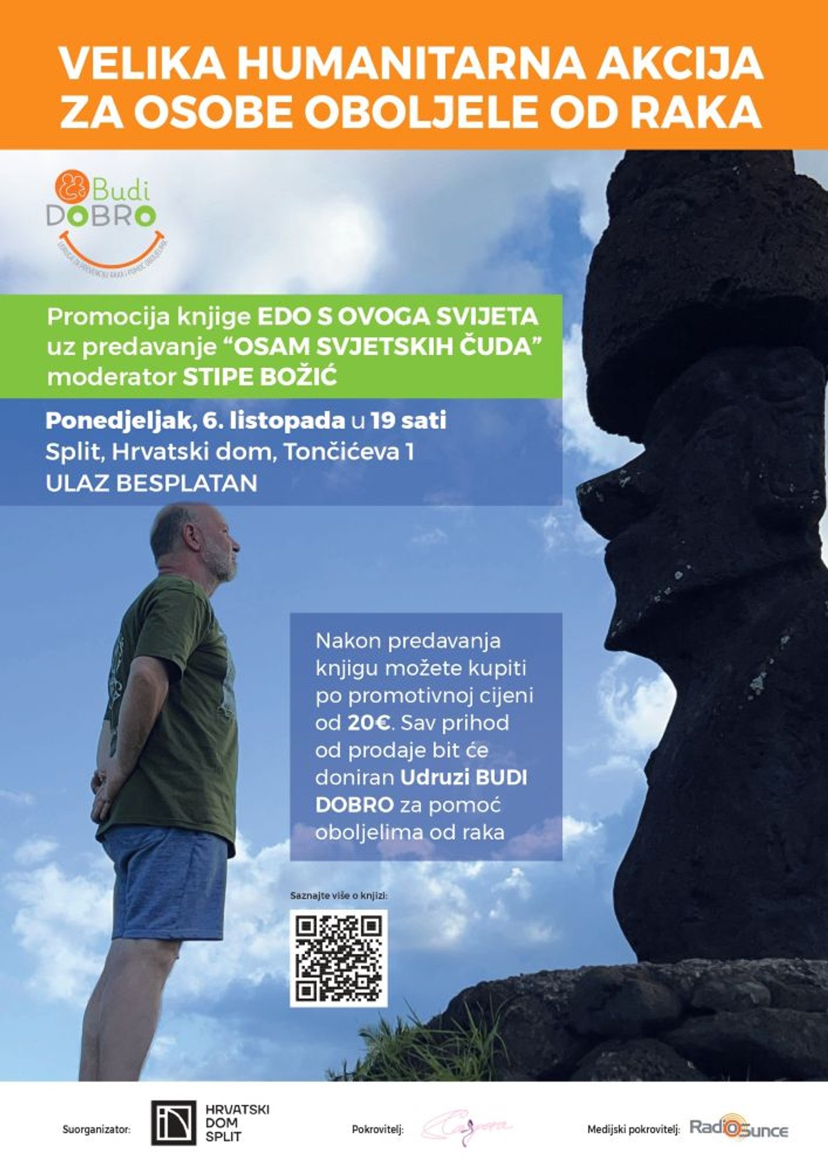 Predstavlja se knjiga 'Edo s ovoga svijeta', prihodi od prodaje namijenjeni oboljelima od raka
