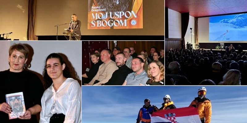 Humanitarac i visokogorac Ranko Dragičević u Supetru predstavio knjigu i film o usponu na Denali
