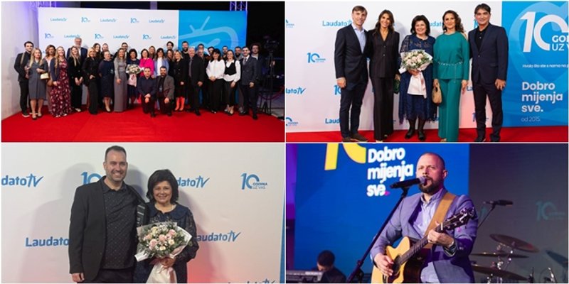 FOTO/VIDEO Održana Večer zahvalnosti za 10 godina Laudato televizije
