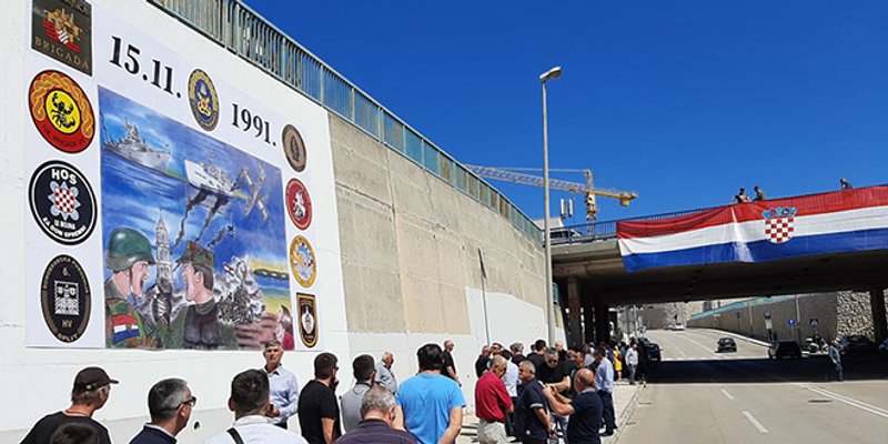 FOTOGALERIJA Svečano otvoren mural posvećen obrani Splita