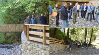 Obnovljen pješački most u Nacionalnom parku Risnjak