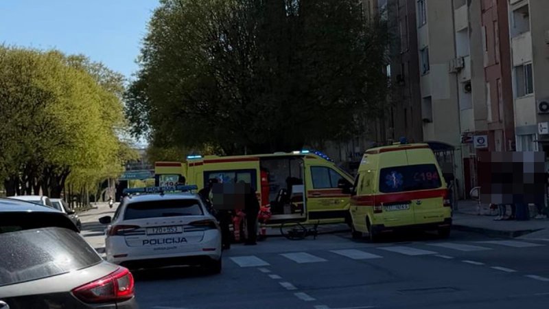PROMETNA NESREĆA U SPLITU Ozlijeđen biciklist. Još se ne zna što se točno dogodilo