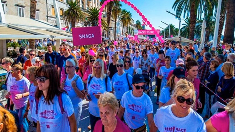 NEDJELJA Zbog manifestacije Race for the cure dio Splita bit će zatvoren za promet