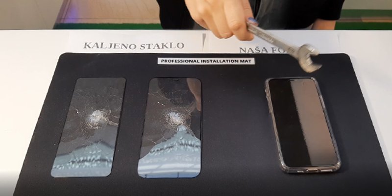 TESTIRALI SMO REVOLUCIONARNU ZAŠTITNU MASKU Kaljeno staklo odmah je puklo, a pogledajte što se dogodilo mobitelu s Fusion folijom...