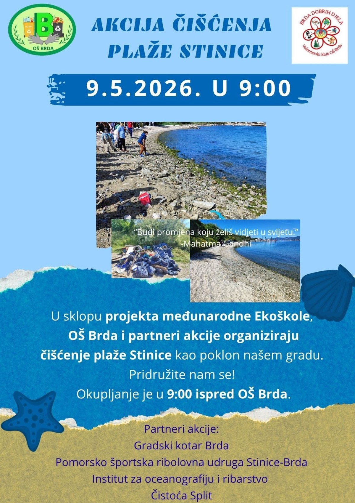 Ponovno se čisti plaža Stinice