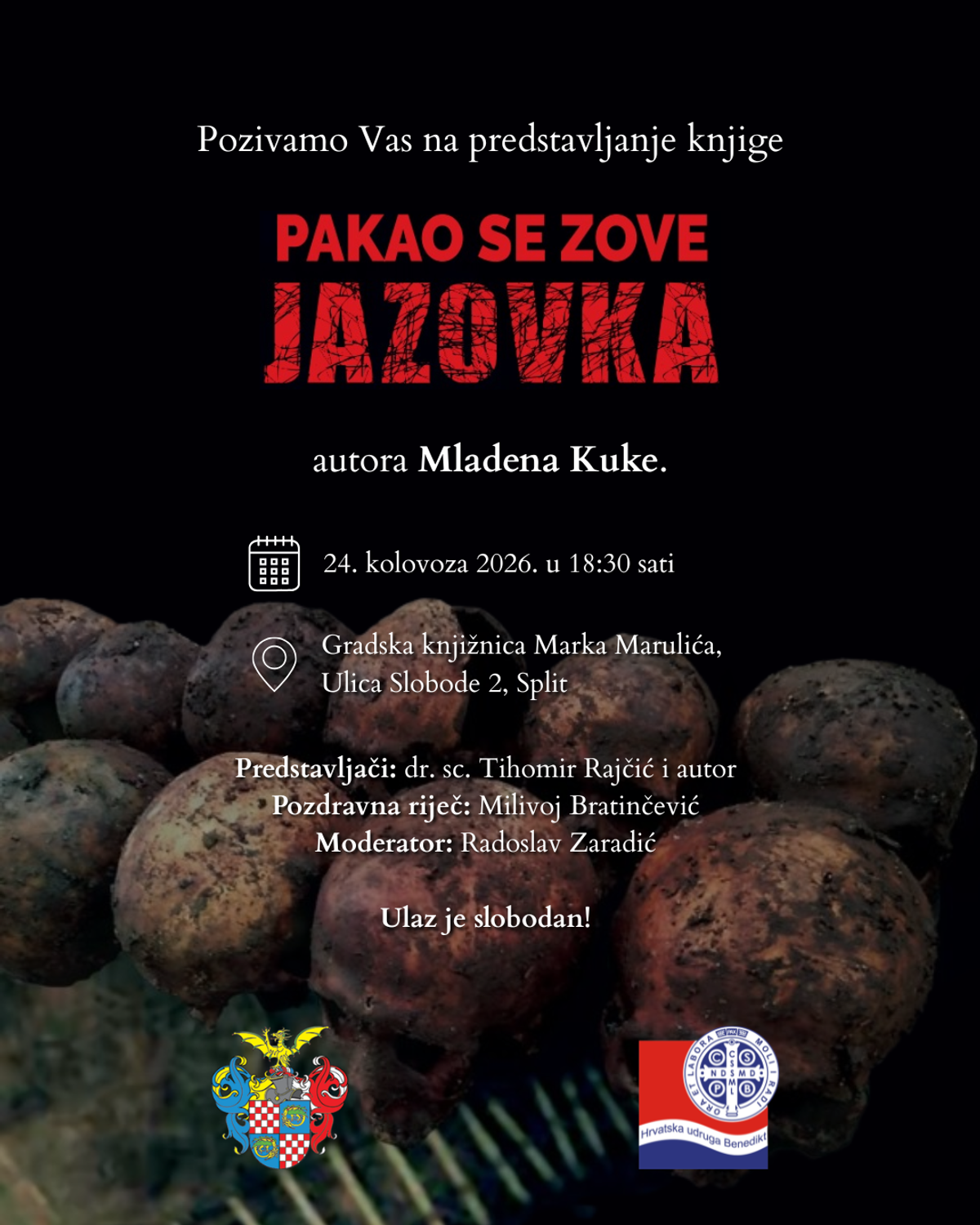 U ponedjeljak predstavljanje knjige 'Pakao se zove Jazovka' autora Mladena Kuke