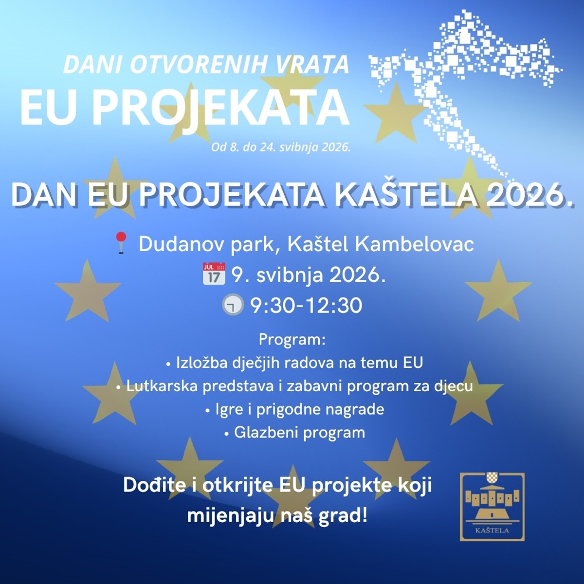 Pozvani ste na Dan EU projekata u Kaštelima
