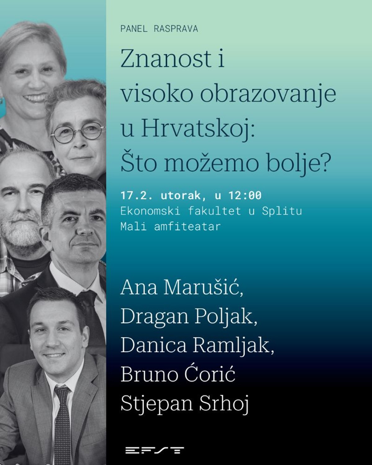 ZNANOST, DRUŠTVO I BUDUĆNOST Najavljen niz panela u okviru EFST Talksa, među gostima i Jadranka Kosor