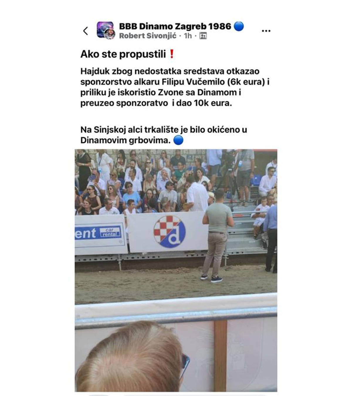 Primijetili ste Dinamov grb na Alki? Sada se šire neistine, ovako stvari stoje glede Hajduka