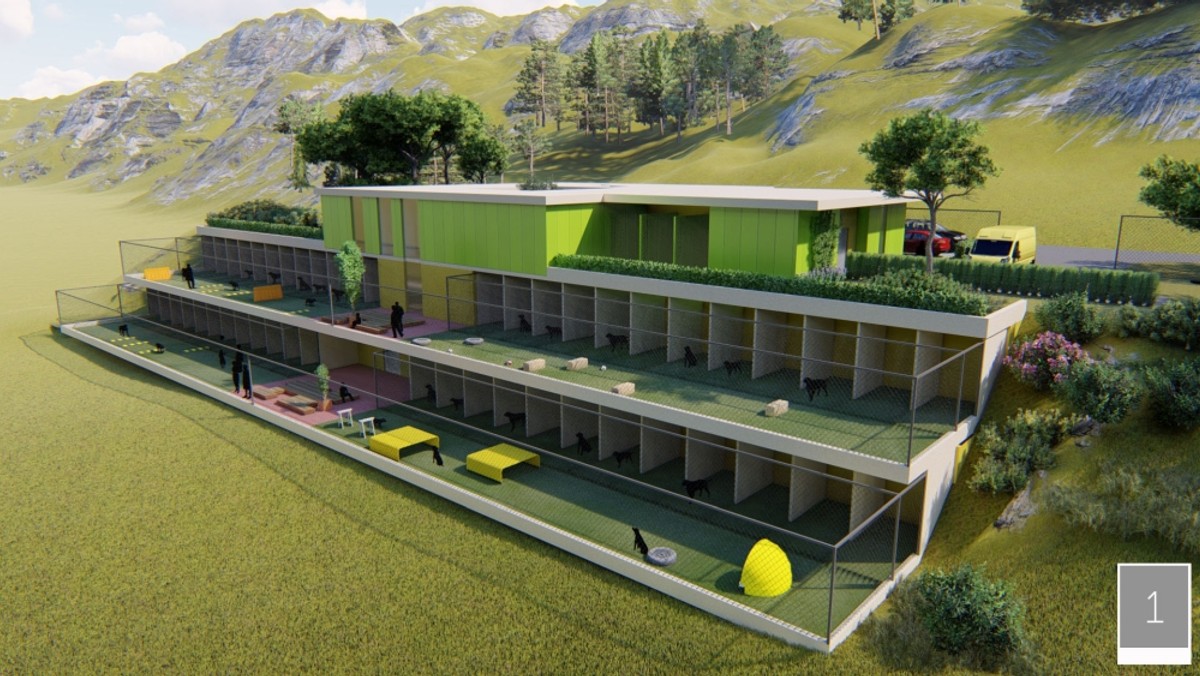 Azil za životinje - vizualizacija