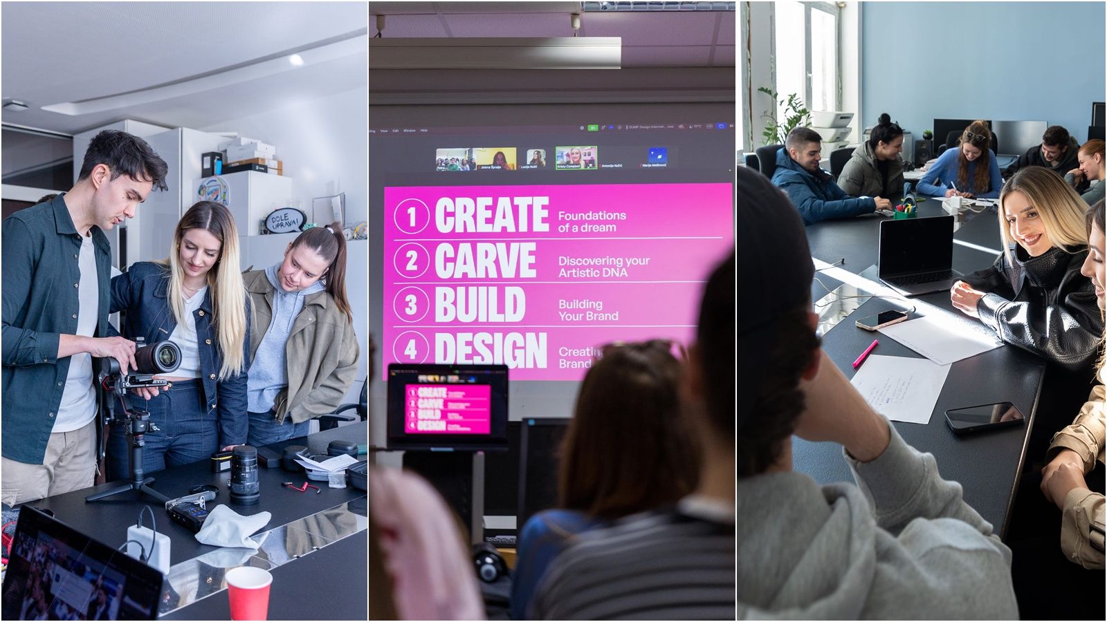 U tijeku prijave na DUMP Internship; šest mjeseci edukacije iz marketinga, multimedije, dizajna i programiranja