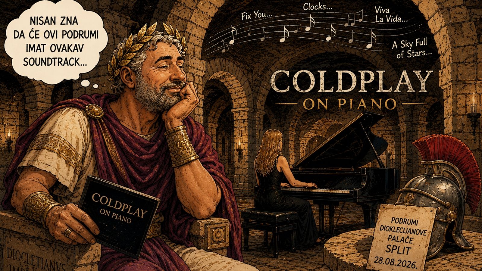 Da je Dioklecijan zna za Coldplay