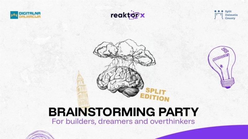 Digitalna Dalmacija okuplja novu generaciju foundera, u tijeku prijave na novi meetup - Brainstorming Party