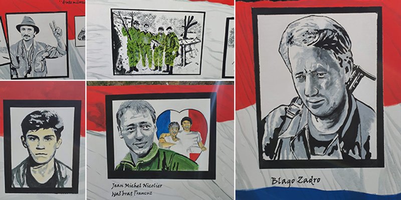 KAO U SPLITU Heroji Domovinskog rata u Vukovarskoj ulici u Makarskoj 