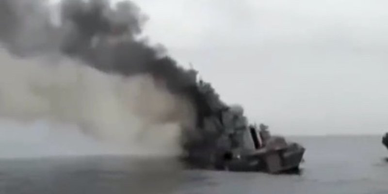 VIDEO: Pojavila se snimka Moskve pred potapanje