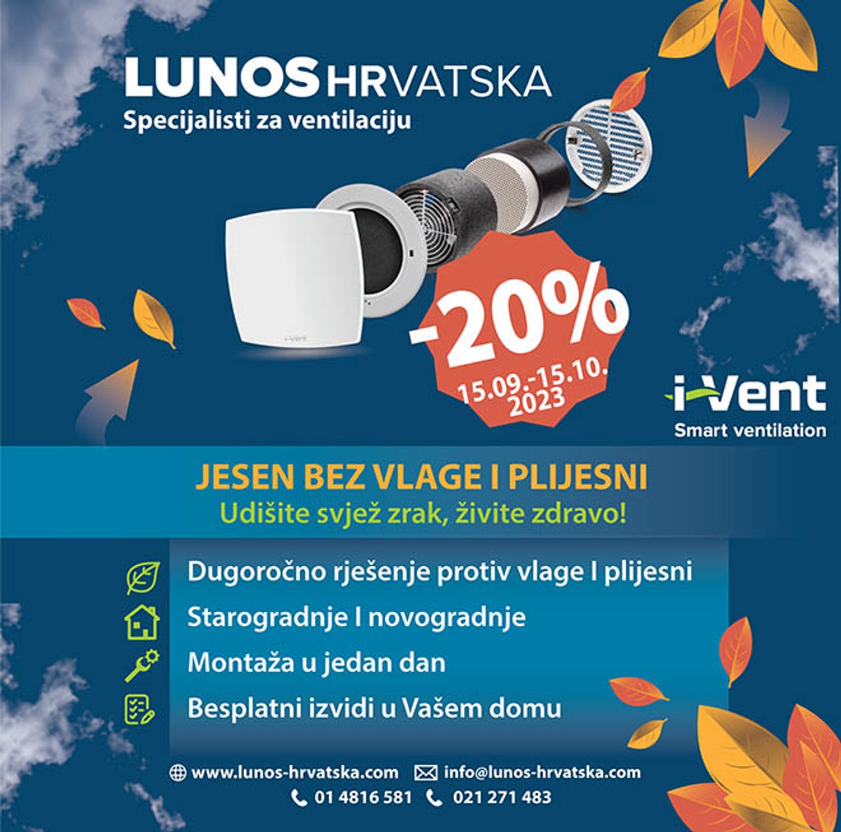 Gradite li ili renovirate kuću? Jeste li zamijenili prozore, poboljšali fasadu? Ne zaboravite na ventilaciju kako biste spriječili nastanak vlage!