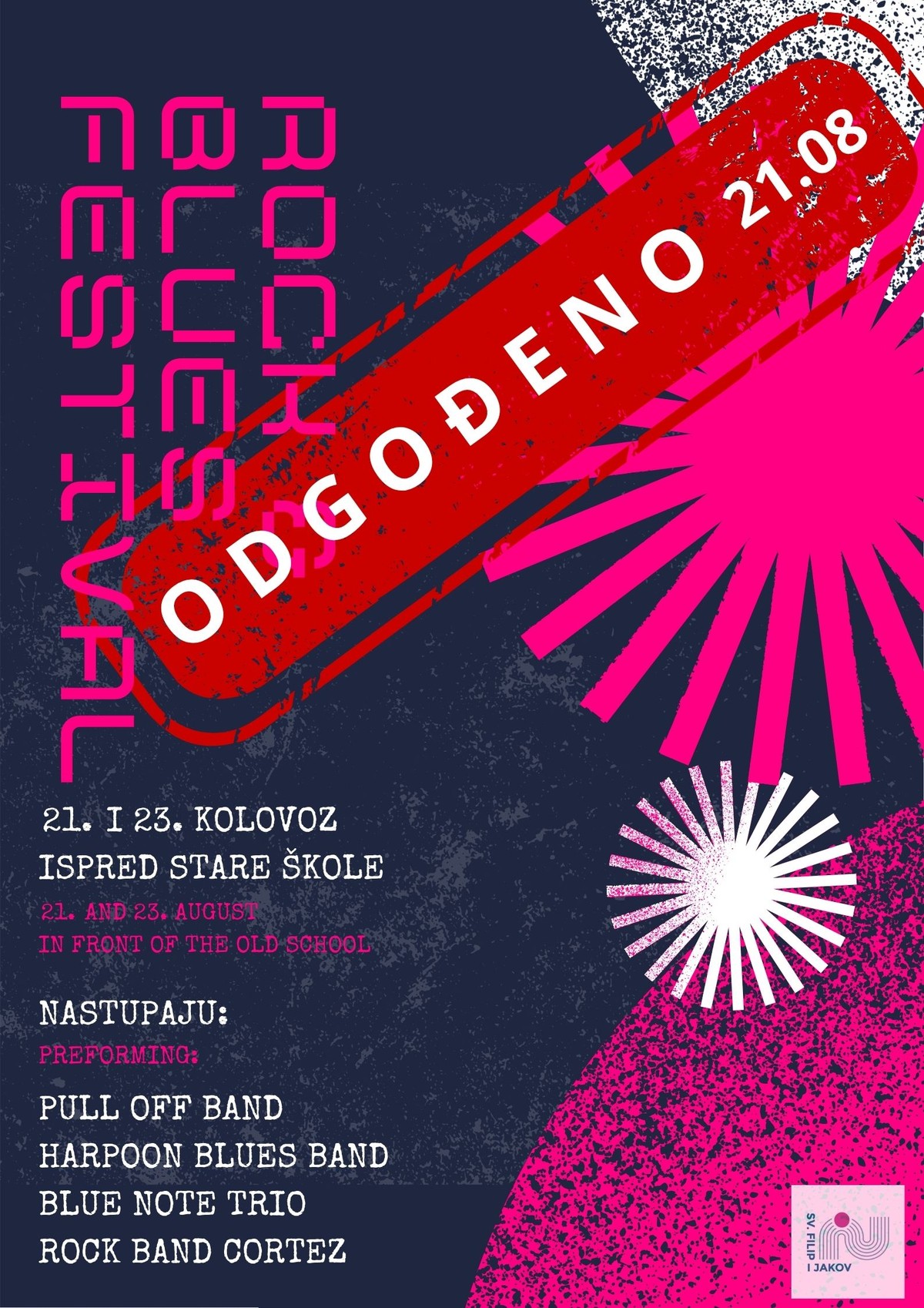 Sv. Filip i Jakov: Odgađa se večerašnji nastup Pull Off Band & Harpoon Blues Banda