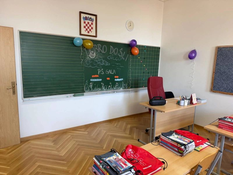 FOTO/VIDEO Malo mjesto danas slavi veliku pobjedu: Škola u Gali ponovno je otvorila vrata, ima ukupno 5 učenika!