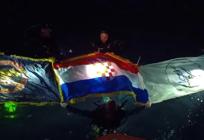 OBLJETNICA OLUJE Ronioci kluba Leut iz Blaca obilježili je zaronom na 31 metar dubine