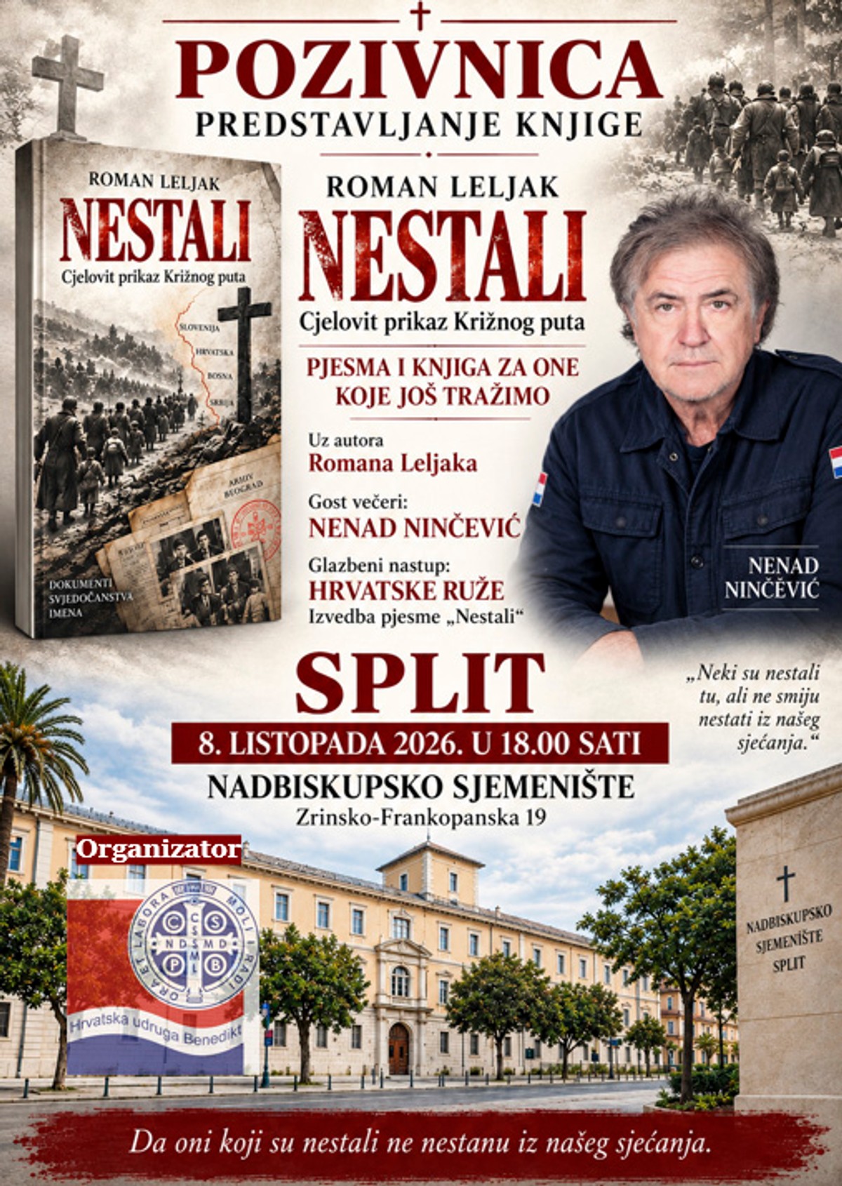 NESTALI Pjesma i knjiga za one koje još tražimo