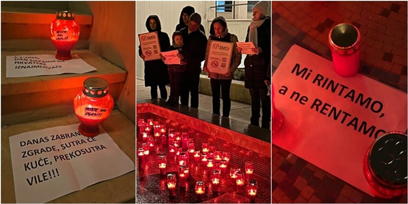 SPASIMO MALE OBITELJSKE IZNAJMLJIVAČE 'Svjetlost otpora nastavlja gorjeti - građani diljem Hrvatske ne odustaju!'