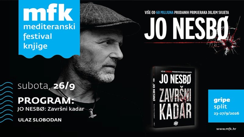 9. Mediteranski festival knjige u Split dovodi norvešku književnu superzvijezdu