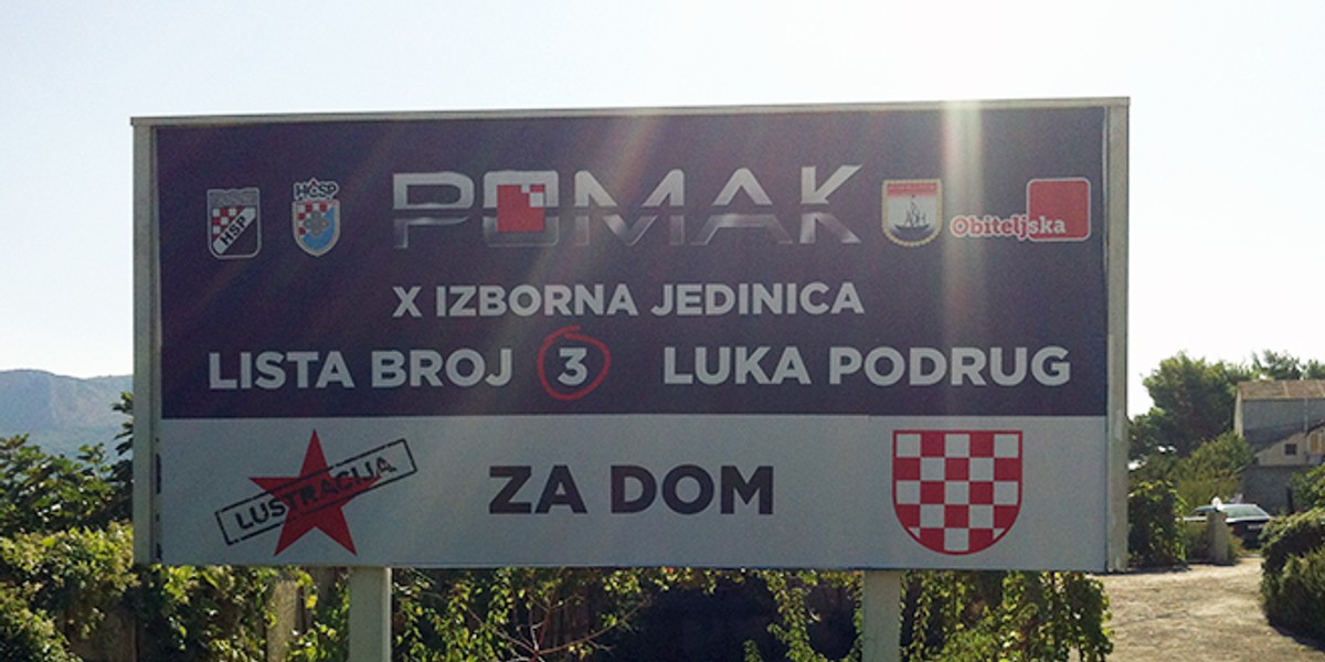 Podrug: Namjerno smo na plakat stavili 'Za dom' i hrvatski grb s prvim bijelim poljem, želimo isprovocirati reakciju!