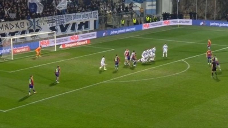 VIDEO: Davno je prošlo vrijeme Deje i Mikija, Hajduk ove sezone nema gol iz slobodnjaka 