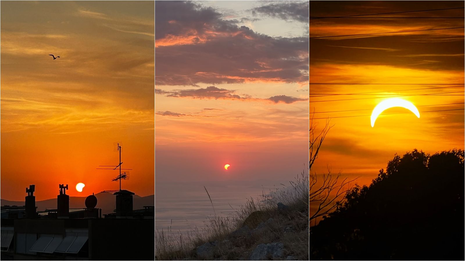 FOTOGALERIJA Čitatelji su nam poslali fotografije pomrčine Sunca iz cijele Hrvatske, čak i iz inozemstva