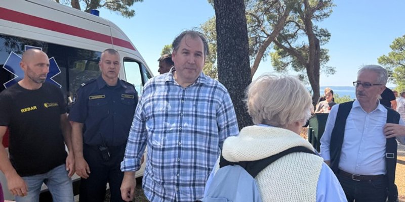 VIDEO: Drama na Marjanu, čovjeku je pozlilo, spasio ga je poznati liječnik i političar