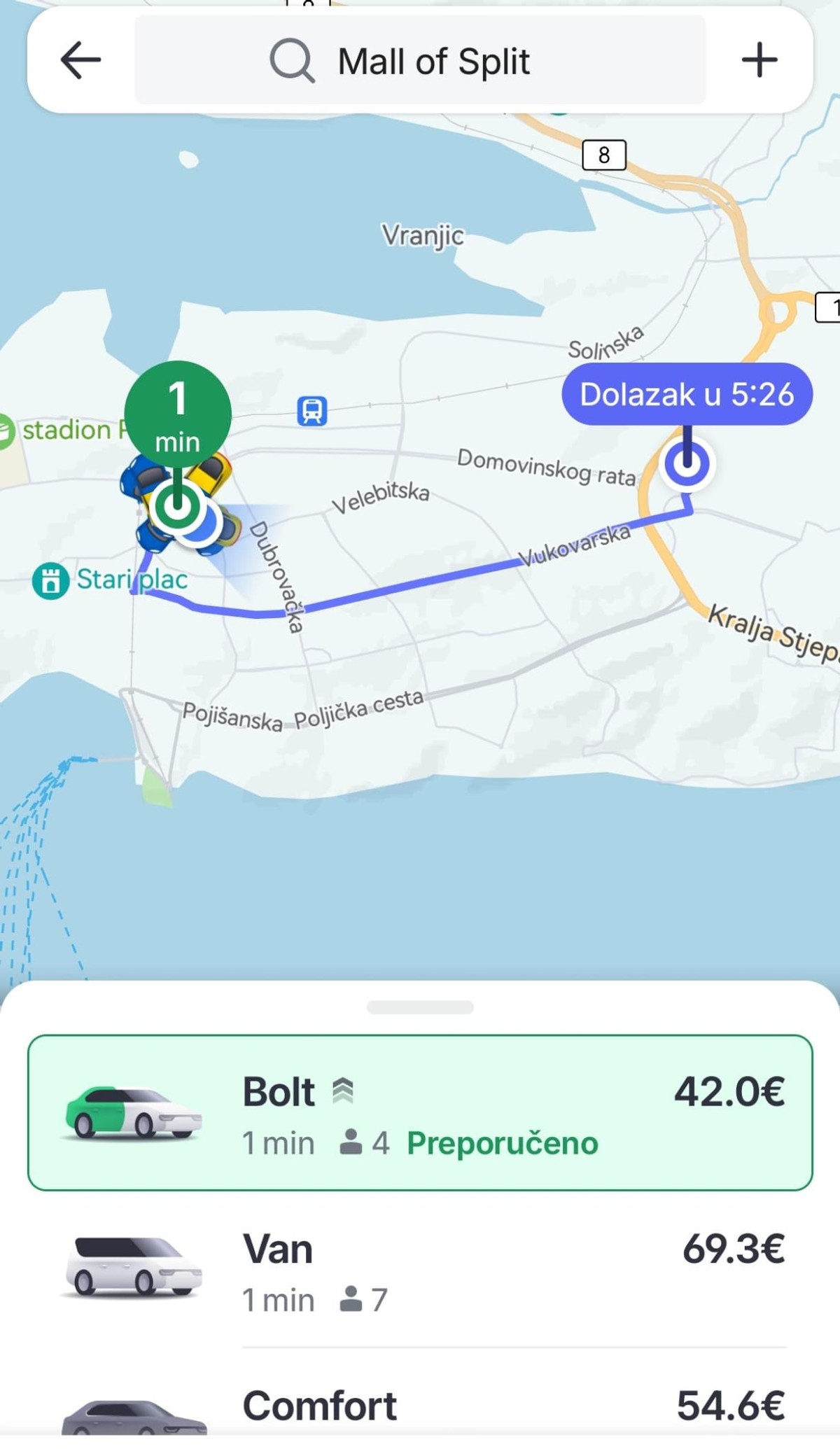 PAPRENE CIJENE Taksi za pet minuta vožnje košta skoro 50 eura