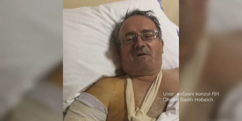 Ovo je hrvatski pomorac ozlijeđen u Bejrutu, četiri sata su mu operirali ruku i nogu