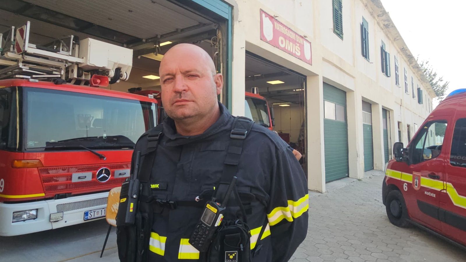 Šef omiških vatrogasca Pešić: Požar je imao golemu razornu moć